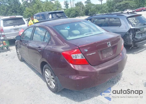 2012 Honda Civic Ex z USA, uszkodzony, nr VIN 2HGFB2F83CH572405